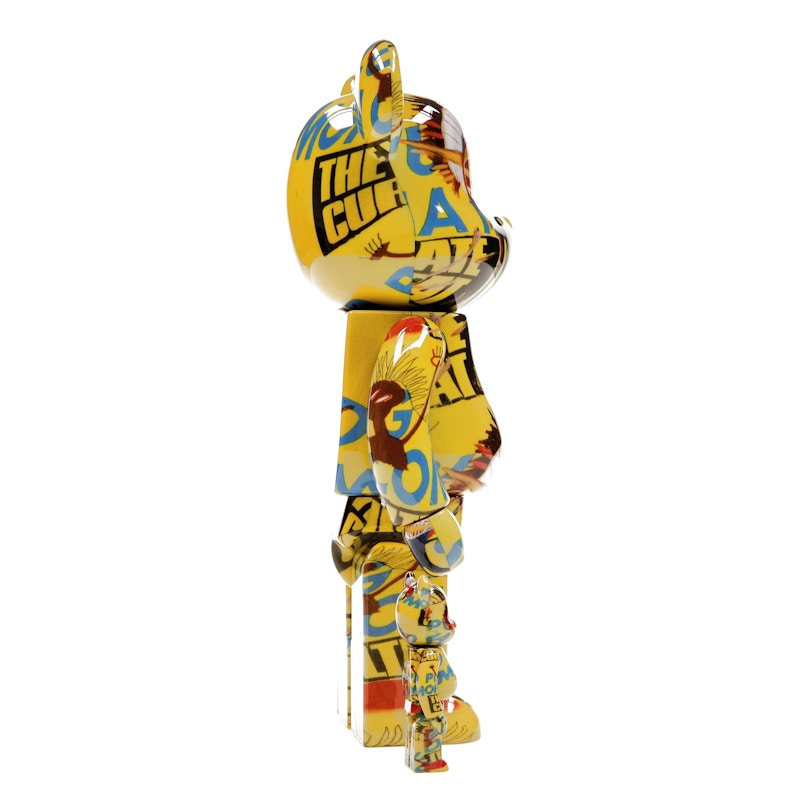 Bearbrick Andy Warhol x Jean-Michel Basquiat #3 100% & 400% Set