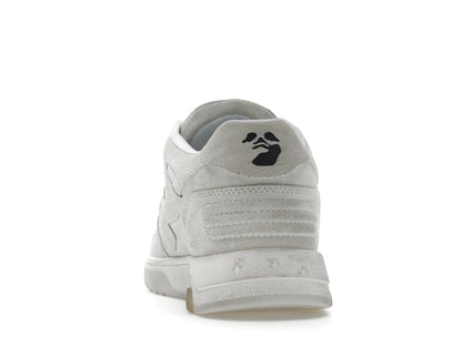 OFF-WHITE Out Of Office OOO Low Tops Vintage Suede Destressed White