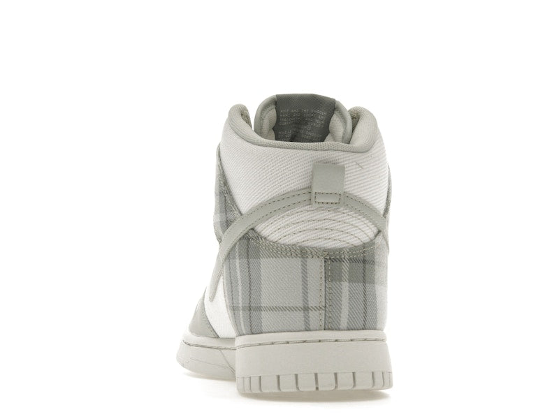Nike Dunk High SE Tartan Plaid White Light Green