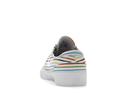 Nike SB Zoom Stefan Janoski Canvas Multi-Color Pinstripes