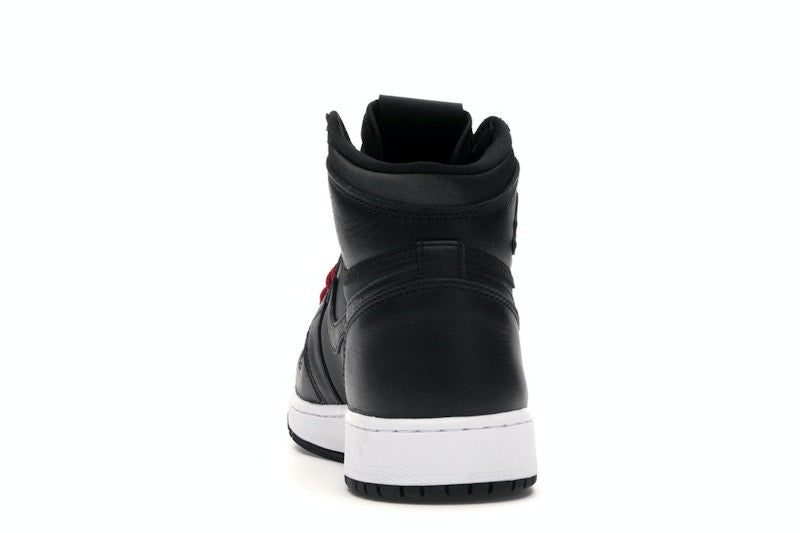 Jordan 1 Retro High Black Satin Gym Red Black (GS)