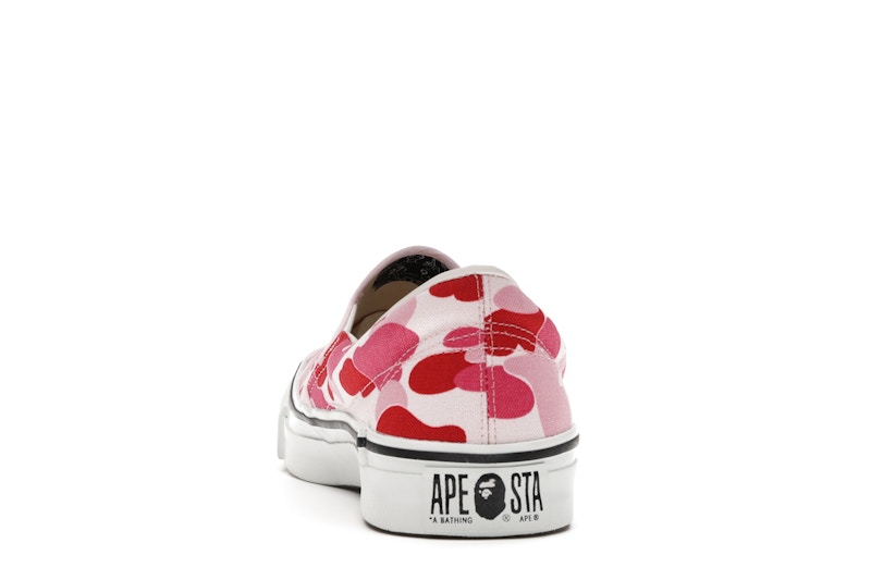 A Bathing Ape Bape Slip-On ABC Camo Pink