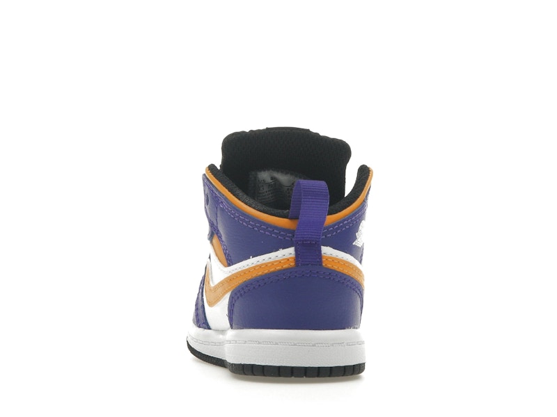 Jordan 1 Mid Lakers (2022) (TD)