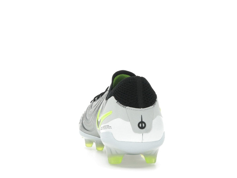 Nike Tiempo Legend 10 Elite FG Metallic Silver Volt Black