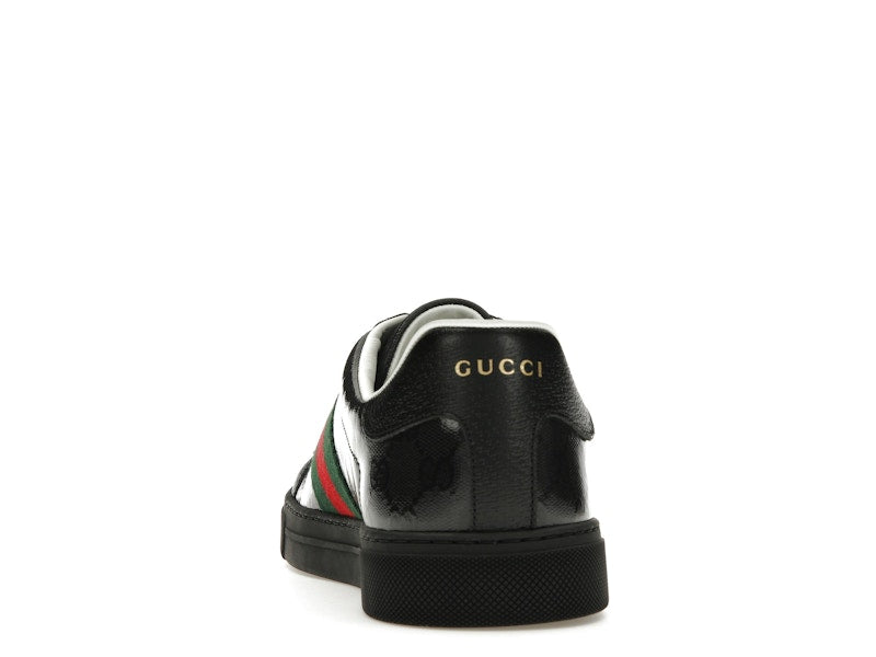 Gucci Ace GG Crystal Canvas Black
