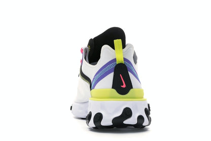 Nike React Element 55 White Psychic Purple Hyper Pink