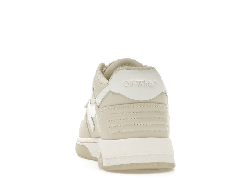 OFF-WHITE Out Of Office OOO Low Tops Angora White