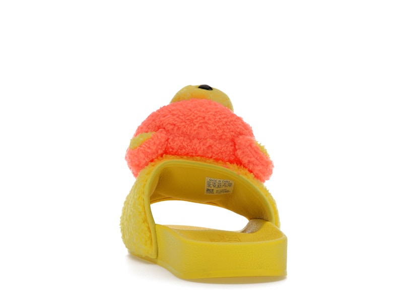 adidas JS Adilette Jeremy Scott Teddy Yellow