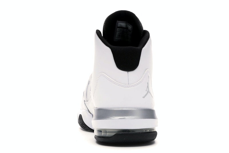 Jordan Max Aura White Metallic Silver Black