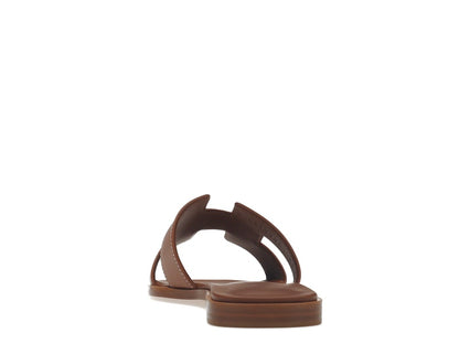 Hermes Oran Sandal Gold Box Calfskin Leather