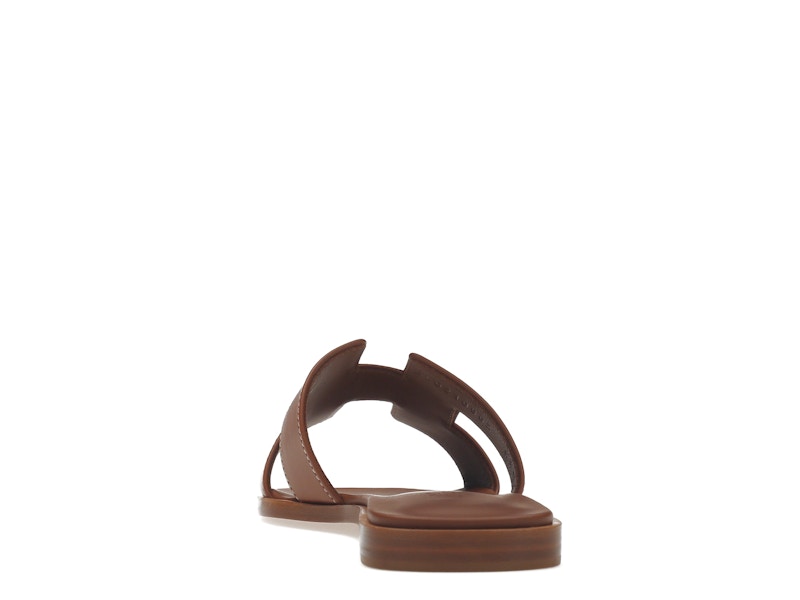 Hermes Oran Sandal Gold Box Calfskin Leather