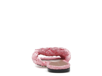 Bottega Veneta Raffia Stretch Flat Sandals Blossom (Women's)
