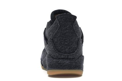 Jordan 4 Retro Levi's Black (GS) (Blank Tag)