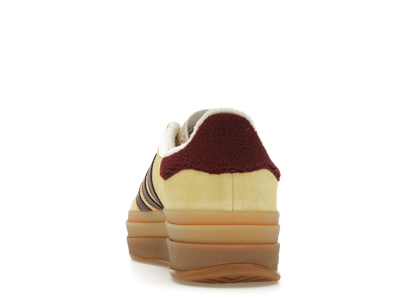 adidas Gazelle Bold Almost Yellow Maroon (Women's)