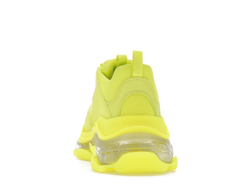 Balenciaga Triple S Clear Sole Fluo Yellow White (Women's)