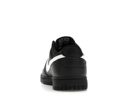 Nike Dunk Low Black White Swoosh