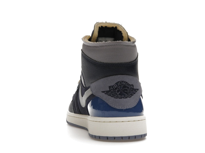 Jordan 1 Mid SE Craft Obsidian French Blue Ashen Slate White