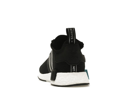adidas NMD R1 Black Silver Solar Red