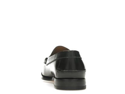 Gucci Tassel GG Canvas Loafers Black Ebony