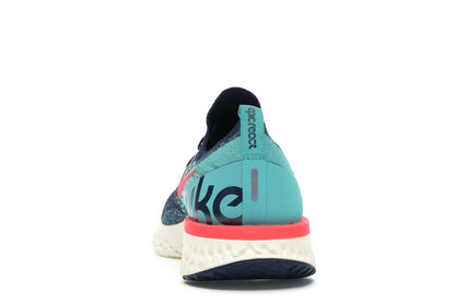 Nike Epic React Flyknit College Navy Hyper Jade