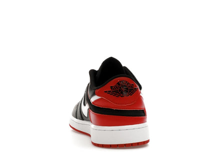 Jordan 1 Low FlyEase Black White Gym Red