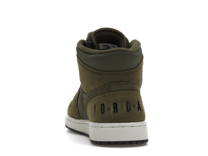 Jordan 1 Mid Olive Canvas (2018)