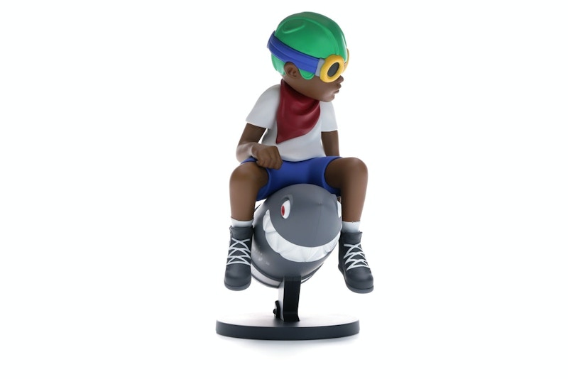 Hebru Brantley x Billionaire Boys Club x Bait Beyond The Beyond Fly Boy Figure 9 Inches White/Multi