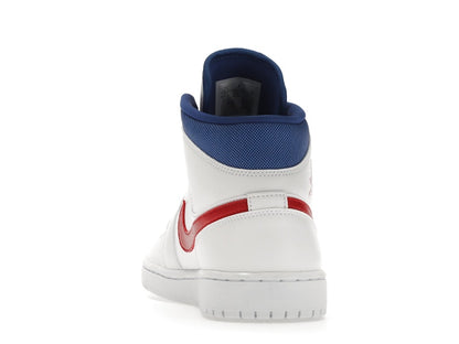 Jordan 1 Mid White Red Royal (Women's)