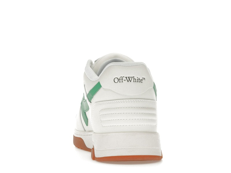 OFF-WHITE Out Of Office OOO Low Tops White Bright Green Brick Red