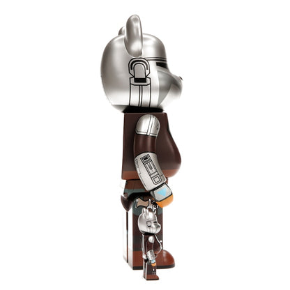 Bearbrick x Star Wars The Mandalorian Beskar Armor 100% & 400% Set