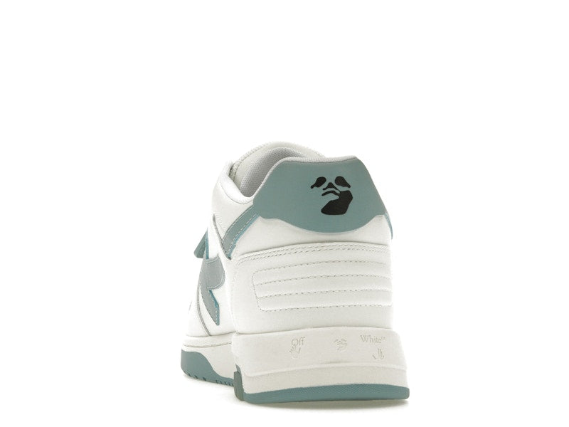 OFF-WHITE Out Of Office OOO Low Tops White Celadon