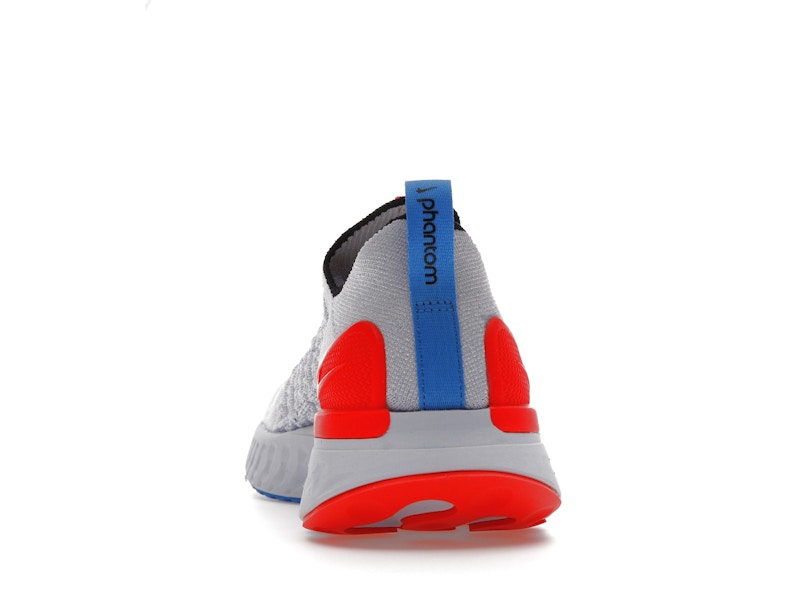 Nike React Phantom Run Flyknit 2 Football Grey Bright Crimson (Women's)