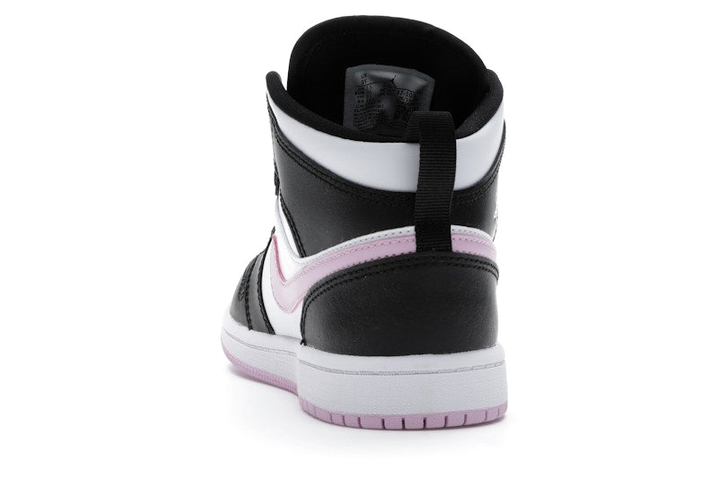 Jordan 1 Mid White Black Light Arctic Pink (PS)