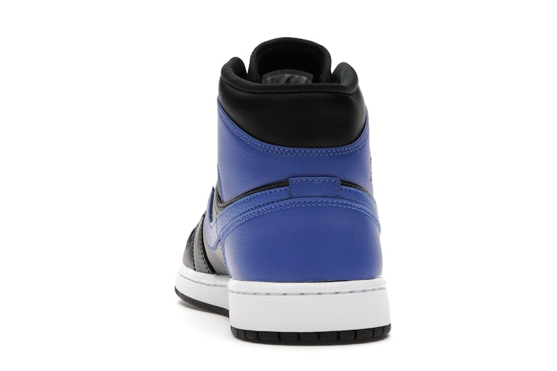 Jordan 1 Mid Hyper Royal Tumbled Leather