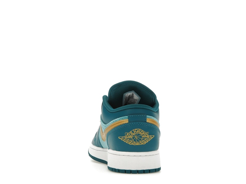 Jordan 1 Low SE Geode Teal Metallic Gold (GS)
