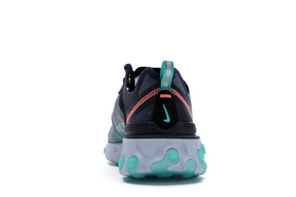 Nike React Element 87 Black Neptune Green