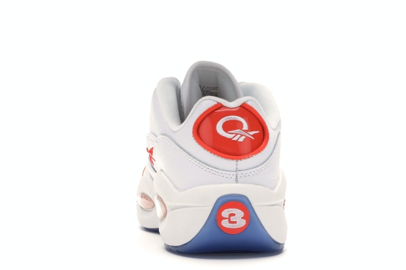 Reebok Question Low Patent Toe Orange