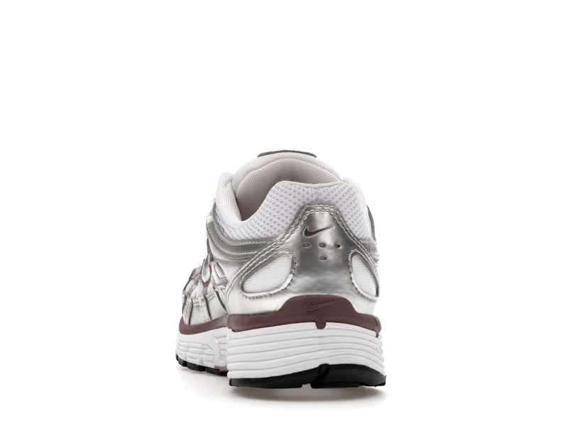 Nike P-6000 White Metallic Silver Tattoo (Women's)