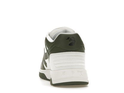 OFF-WHITE Out Of Office OOO Low Tops White Khaki