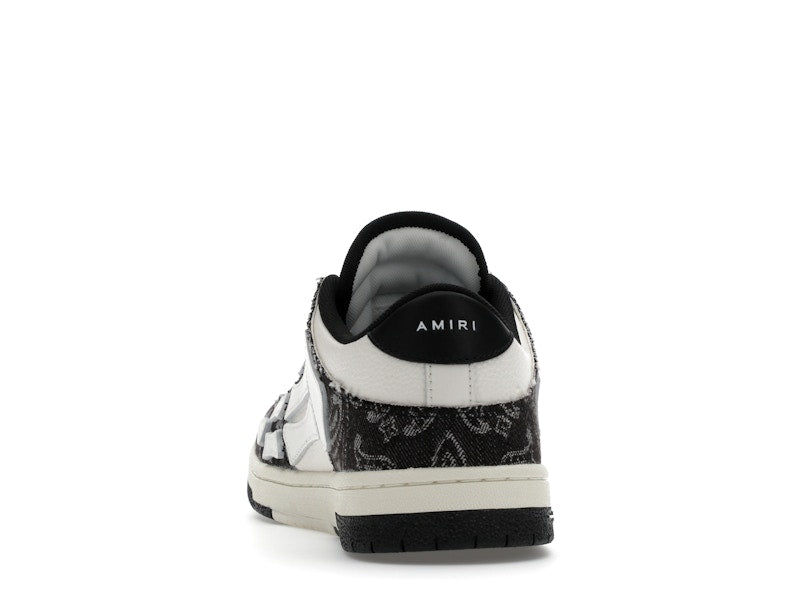 AMIRI Skel Top Low Bandana Denim Black