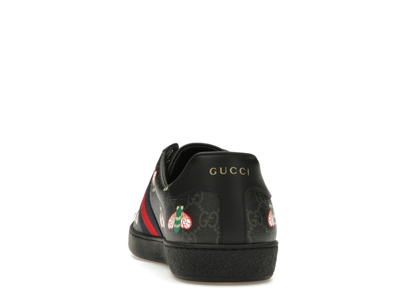 Gucci Ace Bee Print Black