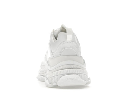 Balenciaga Triple S Synthetic Leather Triple White (Women's)
