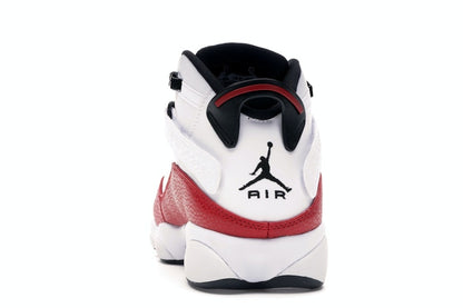 Jordan 6 Rings White University Red