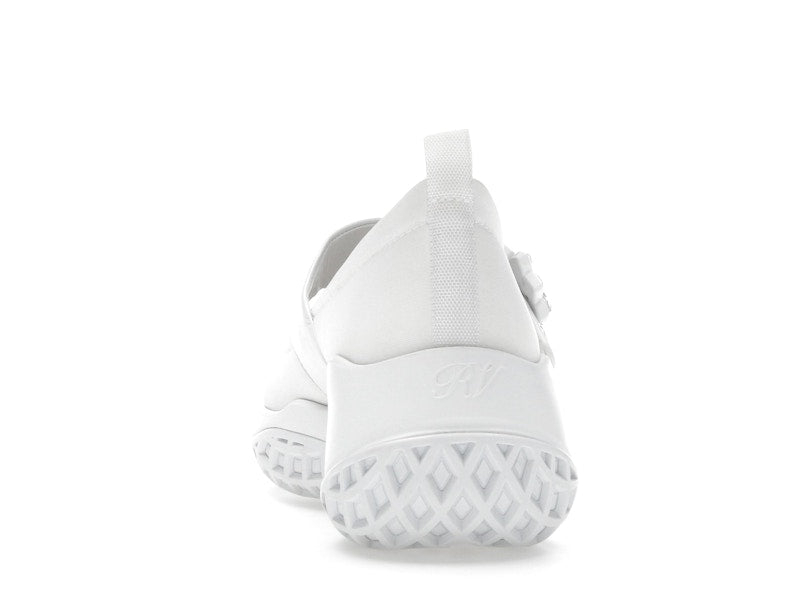Roger Vivier Viv' Run Babies White Crystal Buckle (Women's)