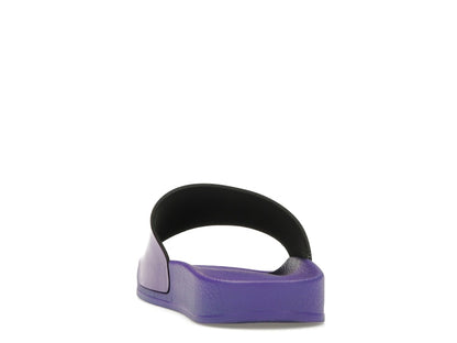 OFF-WHITE Off Stamp Slide Dark Violet Black (Women's)
