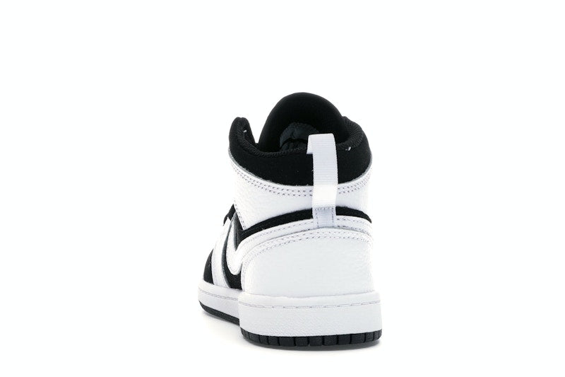 Jordan 1 Mid White Black (PS)