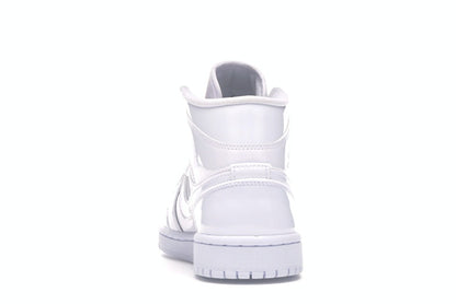 Jordan 1 Mid Triple White (Women's)
