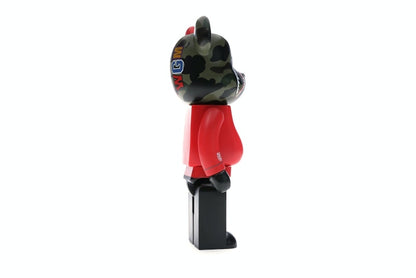 Bearbrick A Bathing Ape 1st Camo Shark 400% Red