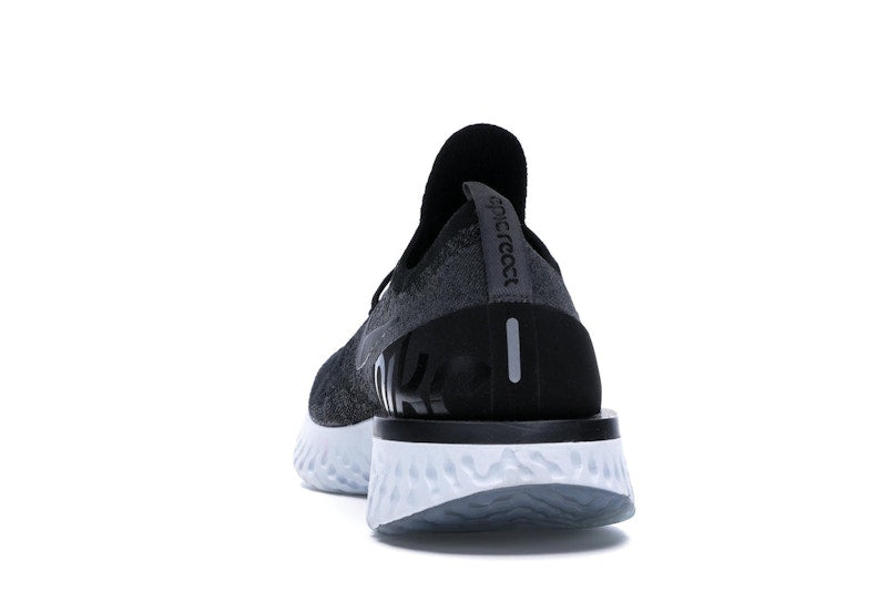 Nike Epic React Flyknit Black Dark Grey