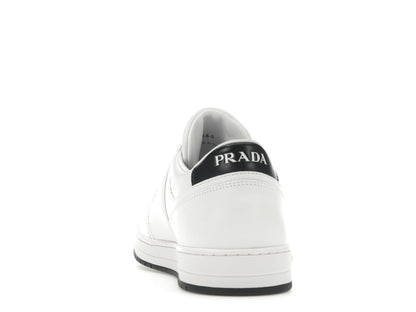Prada Downtown Low Top Sneakers Leather White White Black